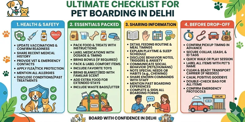 Step-by-Step Checklist for a Successful Pet Boarding Experience